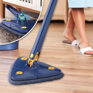 Trojuholníkový mop - 360° hlava, 121 cm rukoväť, mokrý a suchý | ANGLEMOP