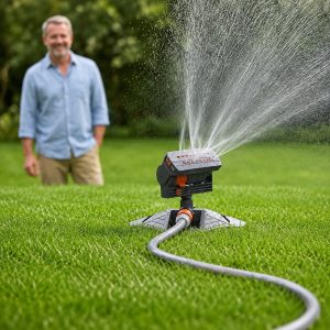 Oscilačný nastaviteľný záhradný zavlažovač – pokryje až 278 m² | WETSWEEP